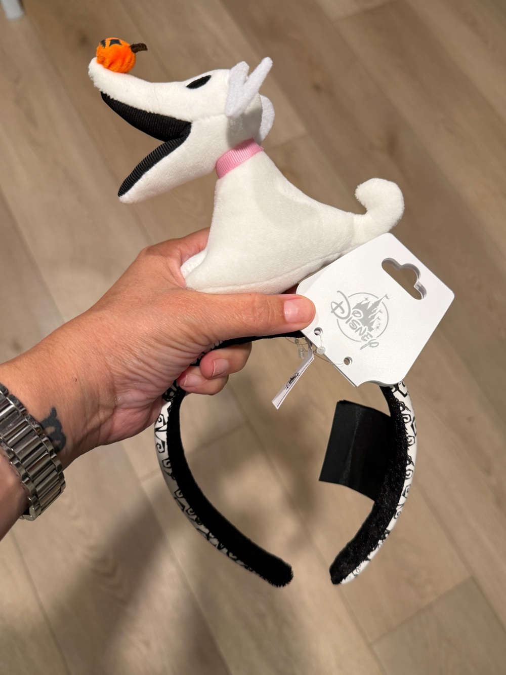 Disney 2026 Nightmare Before Zero Plush Mickey Ears Headband NWT